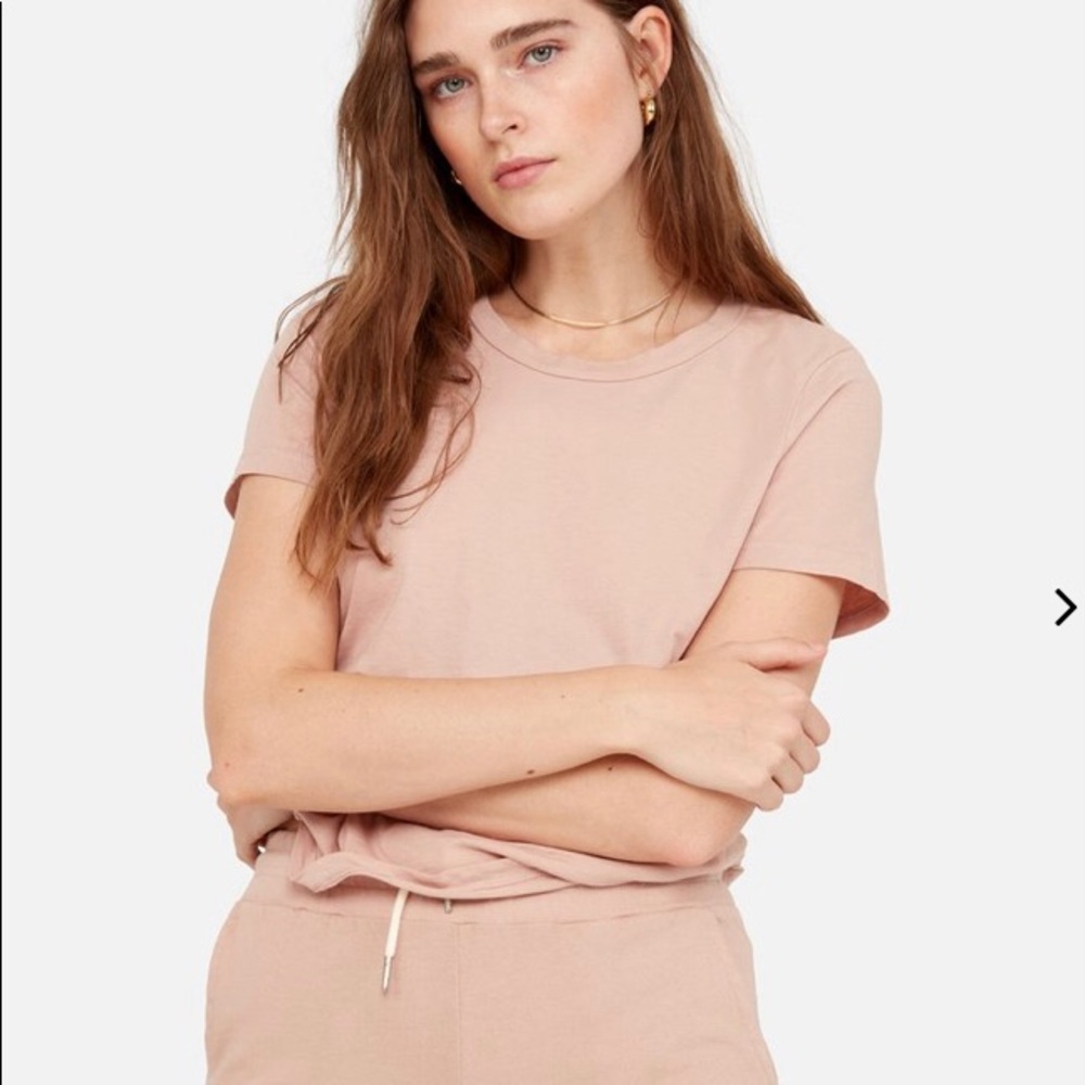 MATE size S Organic Tee in Rose